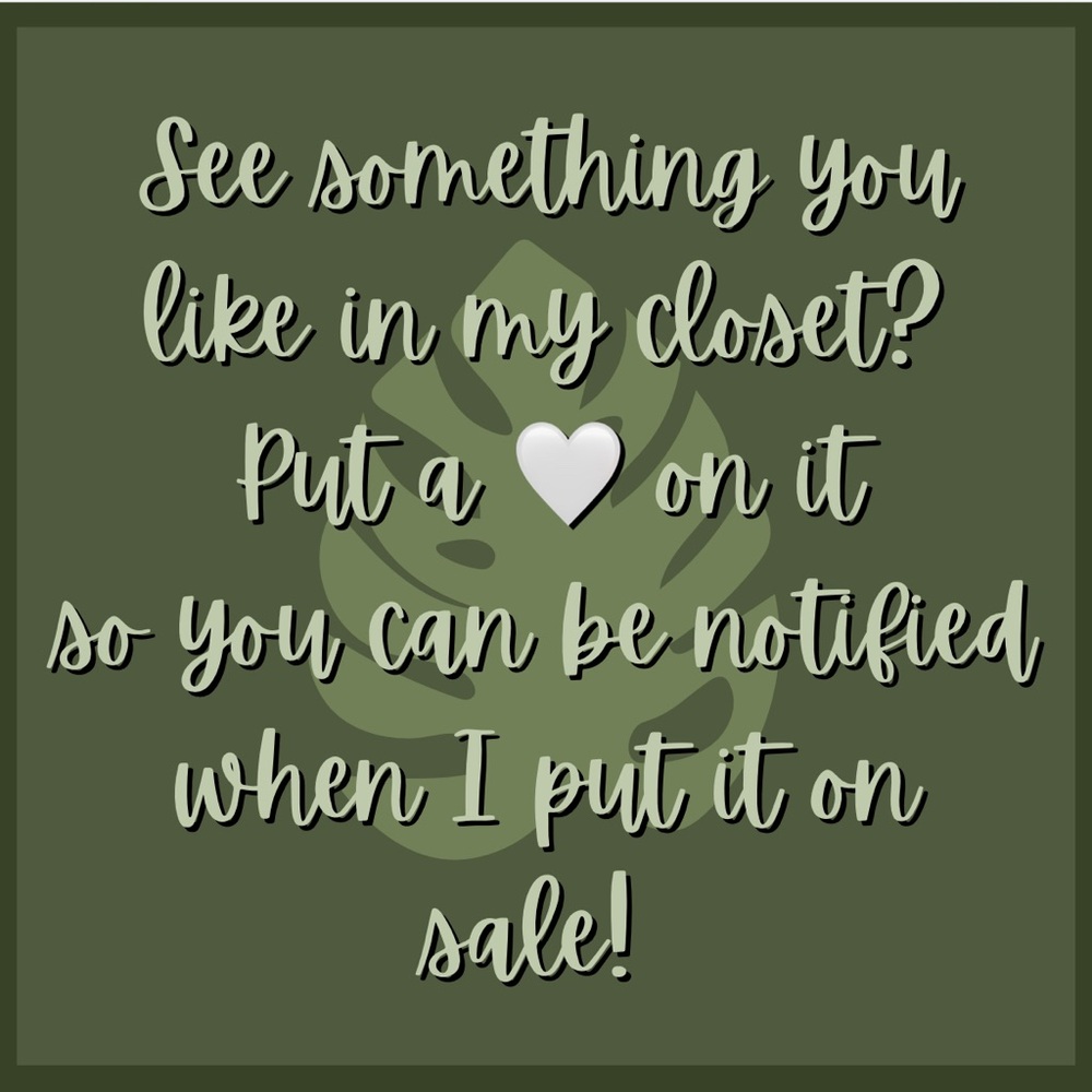 ❤️ Like to find it again and be notified when it goes on sale!